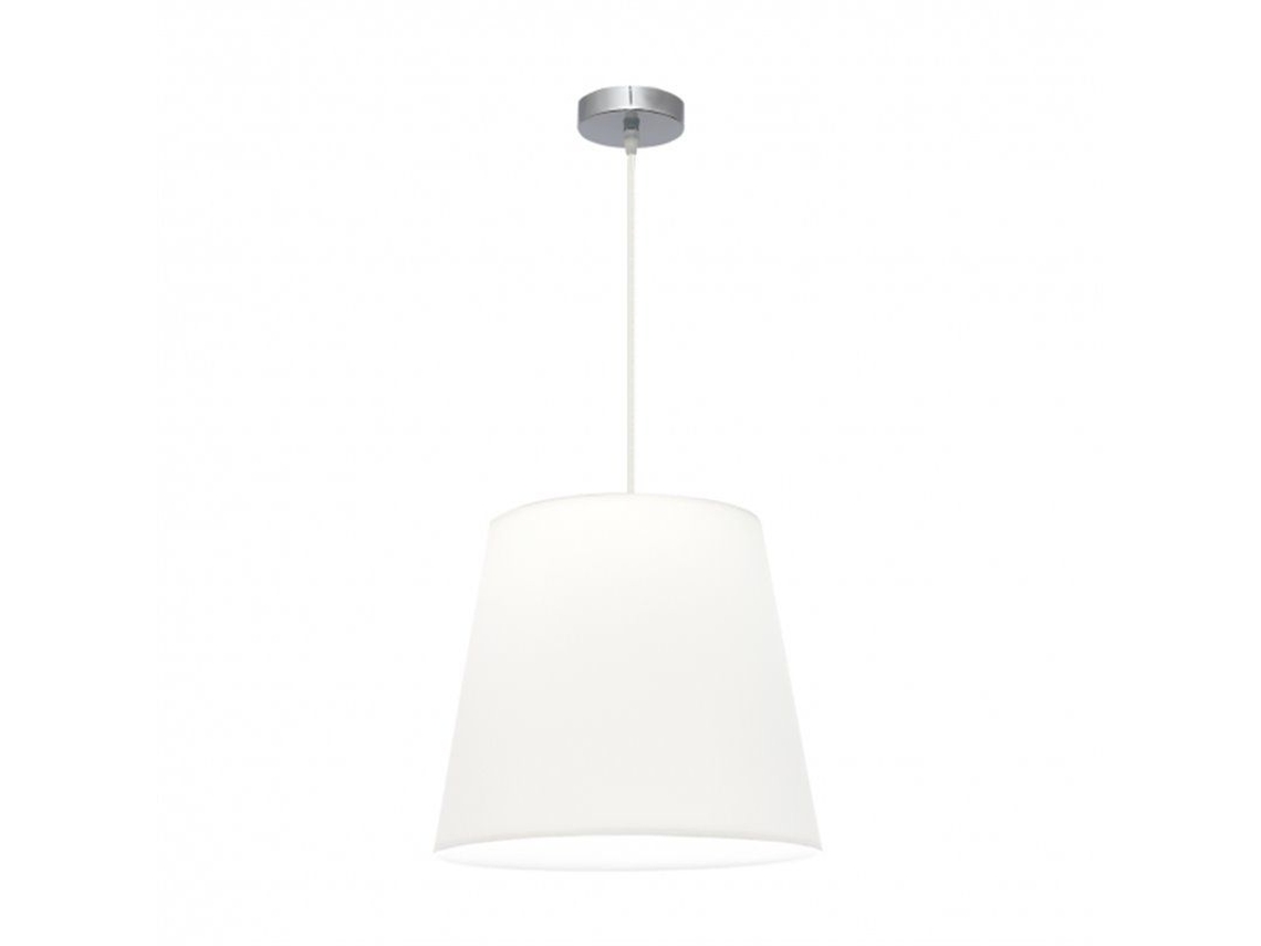 Fab 110694020 Pingente Maldivas 1Xe27 Cromo/Branco Reg.40D FABRILAMP