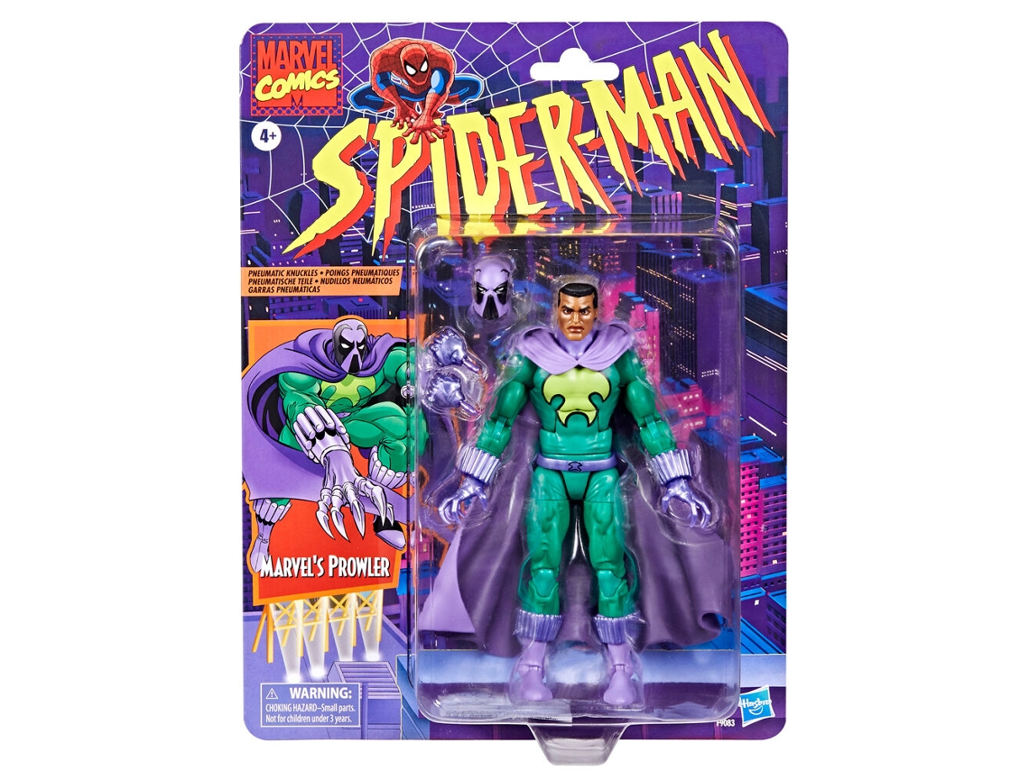 Figura Marvel Spiderman Marvels Prowler 15cm Hasbro