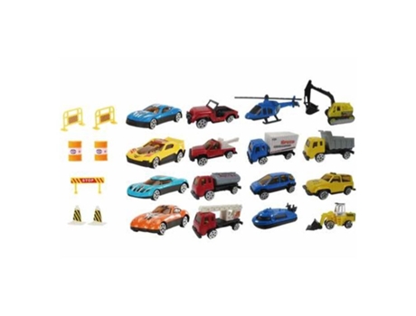 Pack De Vehículos Con 16 Modelos Diferentes Multicolor 22 422 Jucosurp22