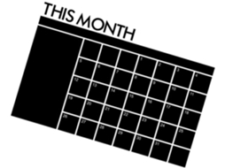 Tableau De Calendrier Effaçable À Sec Noir Em Pvc, Amovível