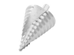 Broca De Aço Com Ranhura Espiral, Haste Triangular, 12 Tamanhos De Furos, Prata