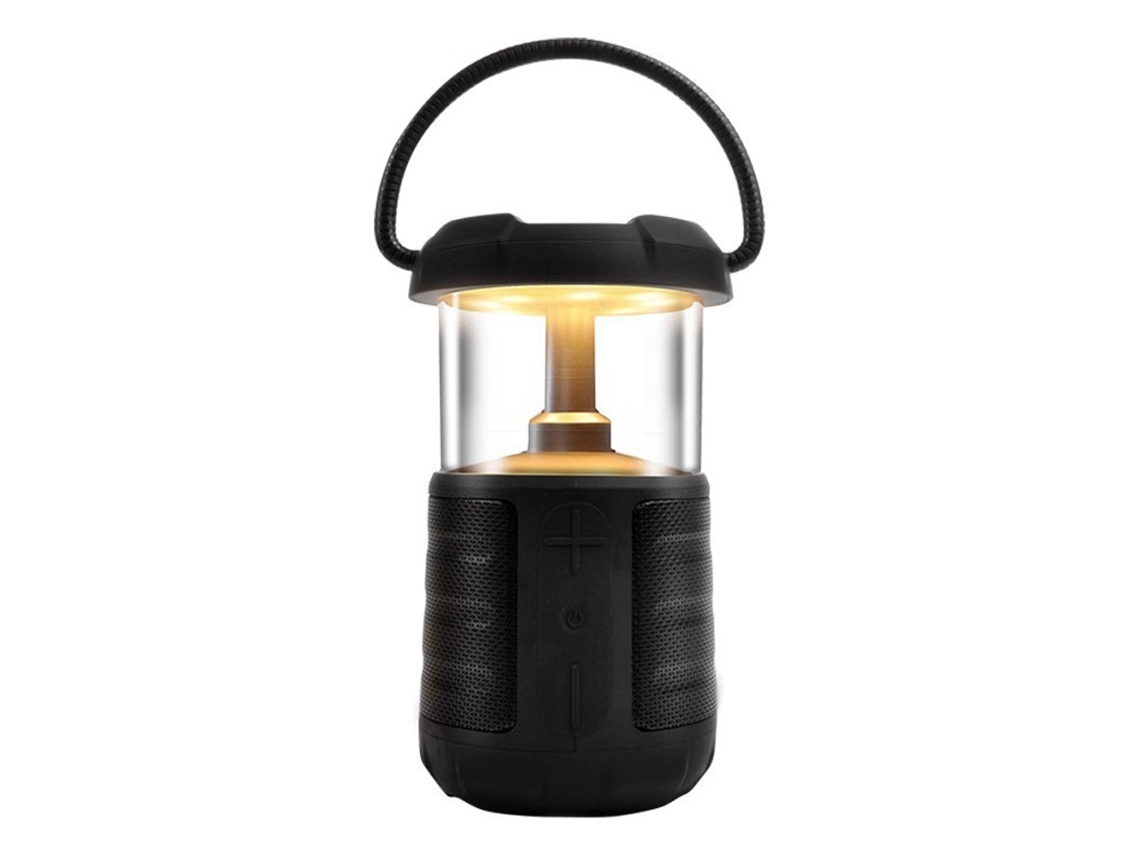 Luz De Camping Multifuncional Com Alto-falante Bt Sem Fio Lâmpada Portátil Power Bank Ajustável Resistente À Água