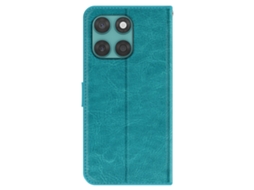 Capa Custodia Per Fusion Para Motorola Motorola Edge 60 Avizar Pele Vintage Azul