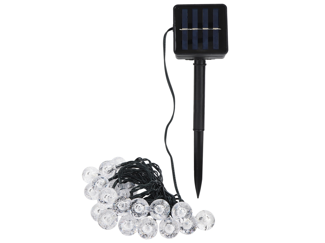 Rebe-luz De Cadena Solar Com 30 Chips Led 6m Para Jardim Paisagem Natal Festivais Decoração Exterior
