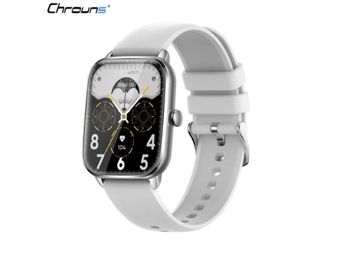 Smartwatches Forma com Tela de Toque Completa Sport Fitness Watch Ip67 À Prova D'Água Bt para Android Ios AUJEZON