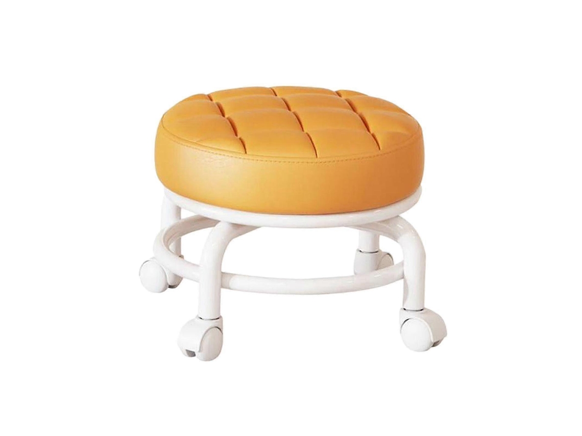 Banqueta Giratória 360º Com Rodízios, Ideal Para Uso Doméstico. Banqueta Móvel Silenciosa Com Rodízios Giratórios Universais Para Aquaforge