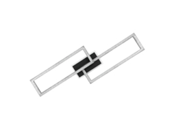 Plafon Led Regulável Design Moderno 56W Preto NETTLIFE