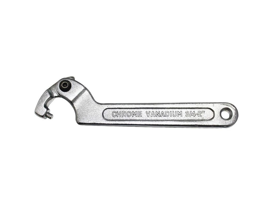 Chave Adjustable De Porca C, Cabeça Redonda, 3/4-2 Polegadas (19-51mm), Cr-v, Resistente E Alto Torque