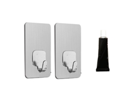 Gancho de parede sem furadeira em aço inox para quadros S/MARCA