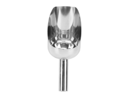 Pá de alimentos de aço inox 304 multifuncional para gelo, café, cozinha, buffet | S/MARCA