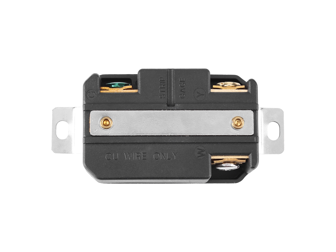 Tomada Fêmea Nema L5 30r YURU 30a 125v com Trava para Gerador