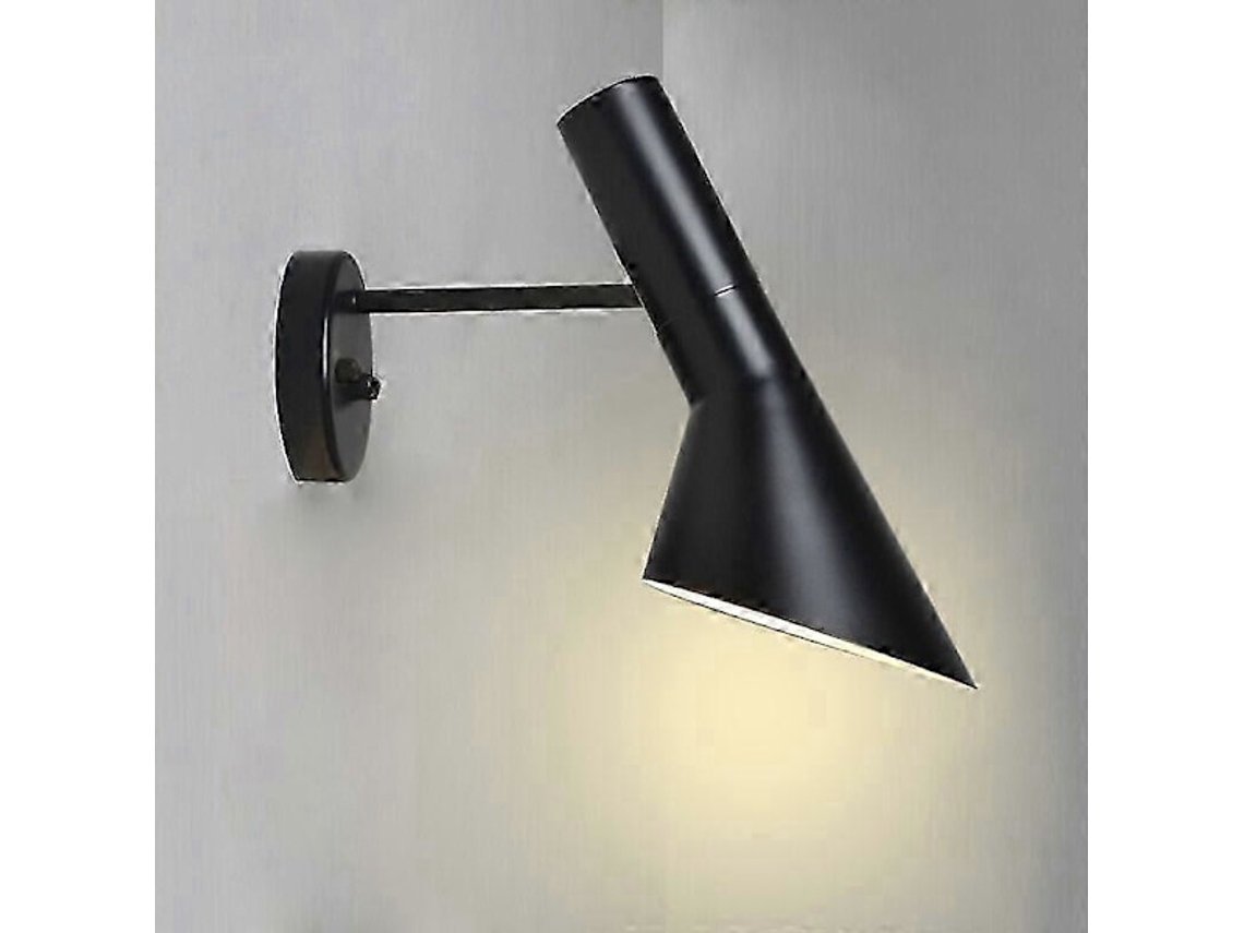 Luminária de parede nórdica moderna com interruptor e lâmpada de leitura ajustável E27 BRILVIBERA