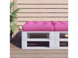 Vidaxl Almofadão Para Paletes 58x58x10 Cm Tecido Oxford Rosa