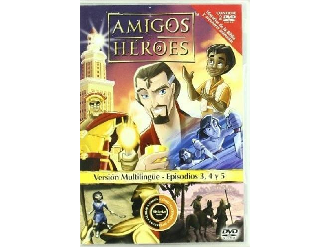 DVD Amigos Y Heroes Episodios 3, 4 Y 5