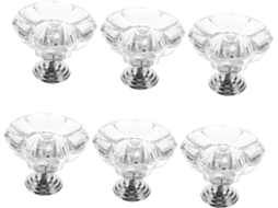 Angoily Conjunto De 12 Puxadores Cristal Para Gavetas, Armários E Portas Ideal Para Decoração De Interiores