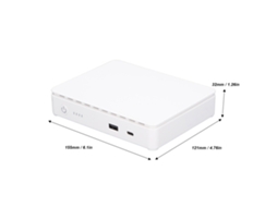 Laxiscreed Mini Ups Bateria Backup Com Multi-voltagem Para Câmaras E Roteadores