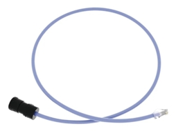 Lurelia Cabo De Campo Rj45 Cat6a 1 M Jack Para Plug, Conector Azul Para Rede