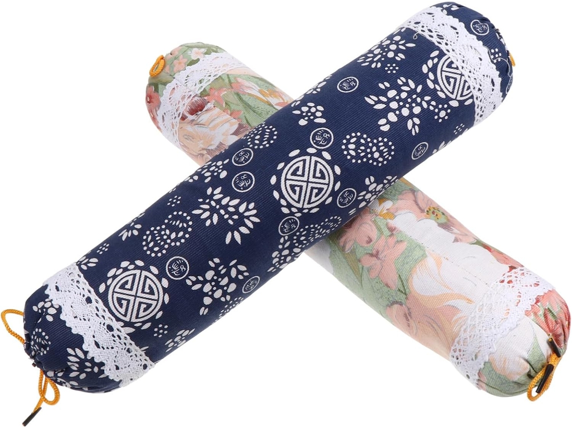 Conjunto De 2 Almofadas De Pescoço Candy, Capa Lavável E Enchimento De Algodão E Poliéster