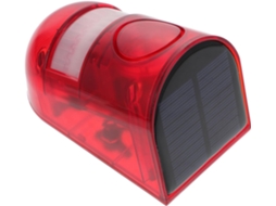 Luz Solar Intermitente Com Sensor De Movimento E Alarme De Energia Para Jardim.
