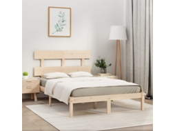 Vidaxl Estrutura de Cama 200x200 Cm Madeira Maciça