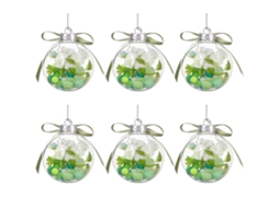 Conjunto de 6 peças de bolas de plástico para decoração de Páscoa LAXISCREED