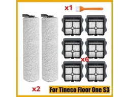 Kit De Escova Rotativa E Filtro De Substituição Compatível Com O Aspirador De Pó E Água Sem Fio Tineco Ifloor 3/tineco Floor One S3._glo