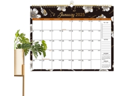 De Parede 38 X 28 Cm Para Casa E Escola, Calendário 2025, De