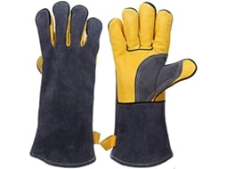 Luvas de Couro Nova Line Resistentes a Calor 36cm S/MARCA