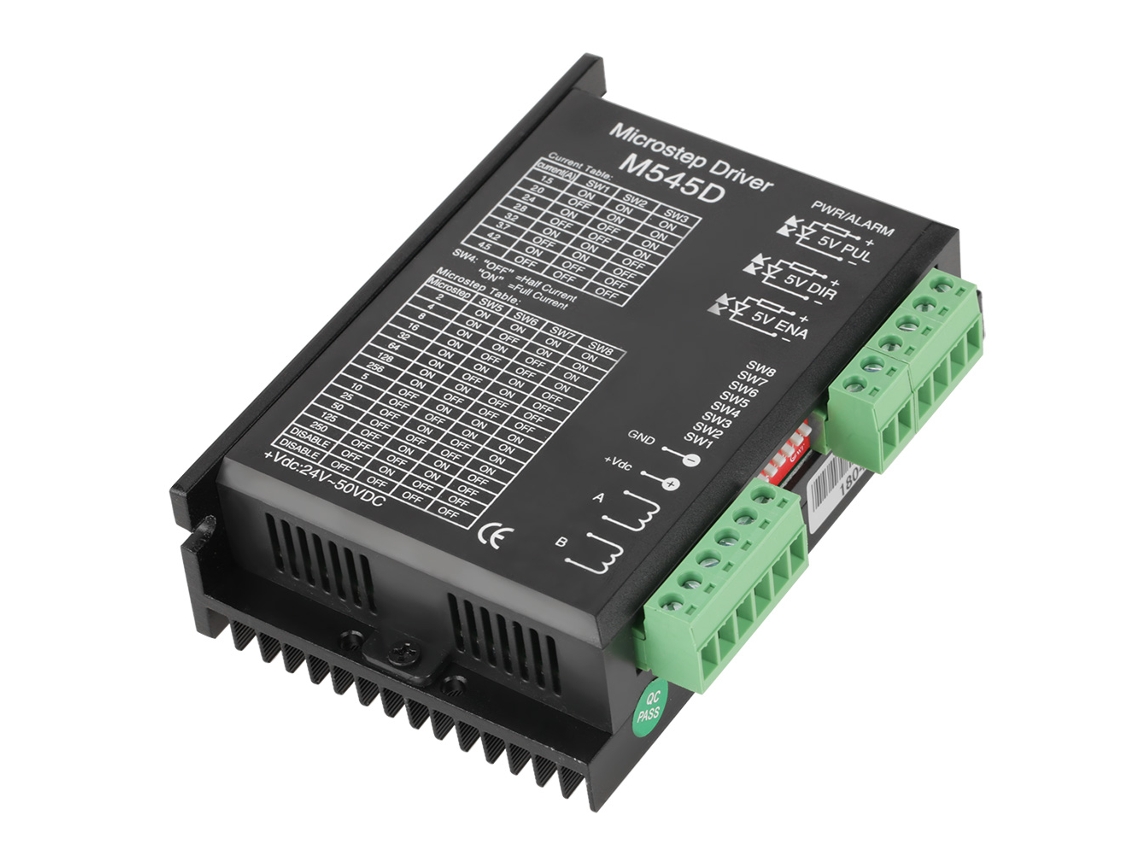 Controlador de Motor de Passo Ac M545d 2 Fases para Cnc Router Máquina de Gravação
