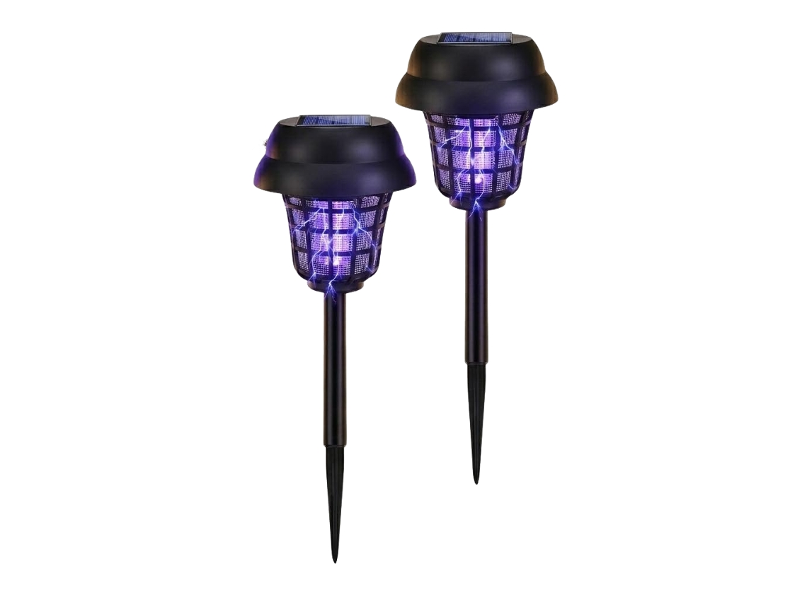 Kit com 2 Mata Insetos Solares BRILVIBERA
