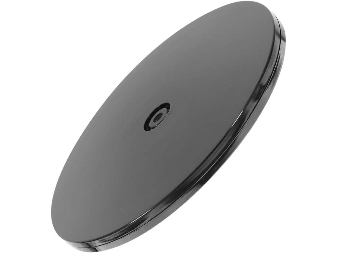 Suporte Giratório Para Bolos Vicasky De 22, 8cm 9 Polegadas, Preto, Resistente, Com Rotação De 360°, Ideal Para Exibir