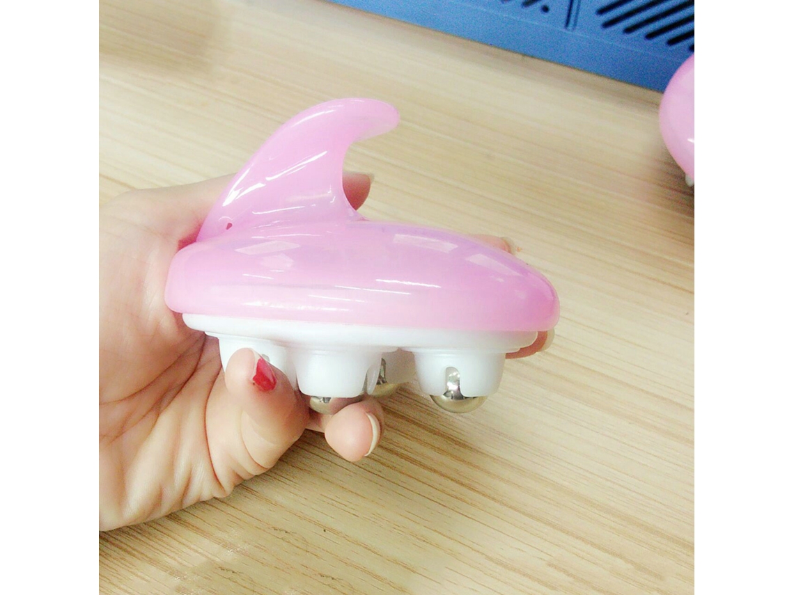 Massageador Corporal Com 4 Rolos Para Aliviar Dores Musculares, Celulite E Pescoo, Costas E Glteos - Ferramenta Para Lifting Fac-tuotuo