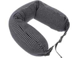Almofada Cervical em Formato de U, Feita Espuma Respirável e Algodão. Versátil, Ideal para Viagens CHABERLU