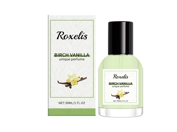 Perfume LAXISCREED Roxelis Birch Vanilla com Exclusivo Cheiro, Charme e Elegância Portátil para Todas as Ocasiões