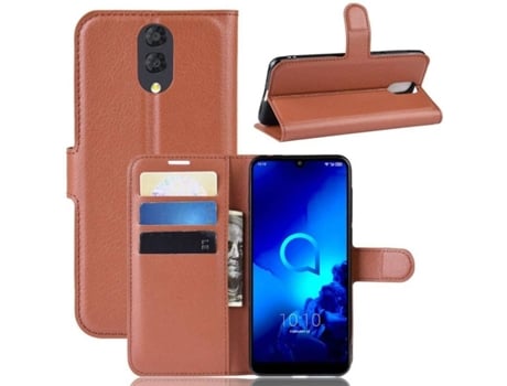 Capa Alcatel 3L HONGWE. Castanho