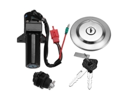 Conjunto Chave Interruptor Ignicao Capacete Combustivel Ybr125 Ybr 125 2007-2014 Negro Plata