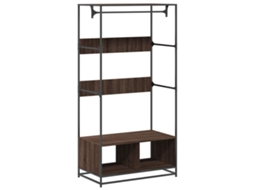 Wardrobe, Wardrobes Vidaxl Marrom Madeira Processada (n/a)