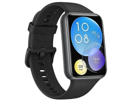 Relógio Esportivo Inteligente Compatível Com Huawei Watch Fit 2, Cor Preto Vibrante Hengrongshen