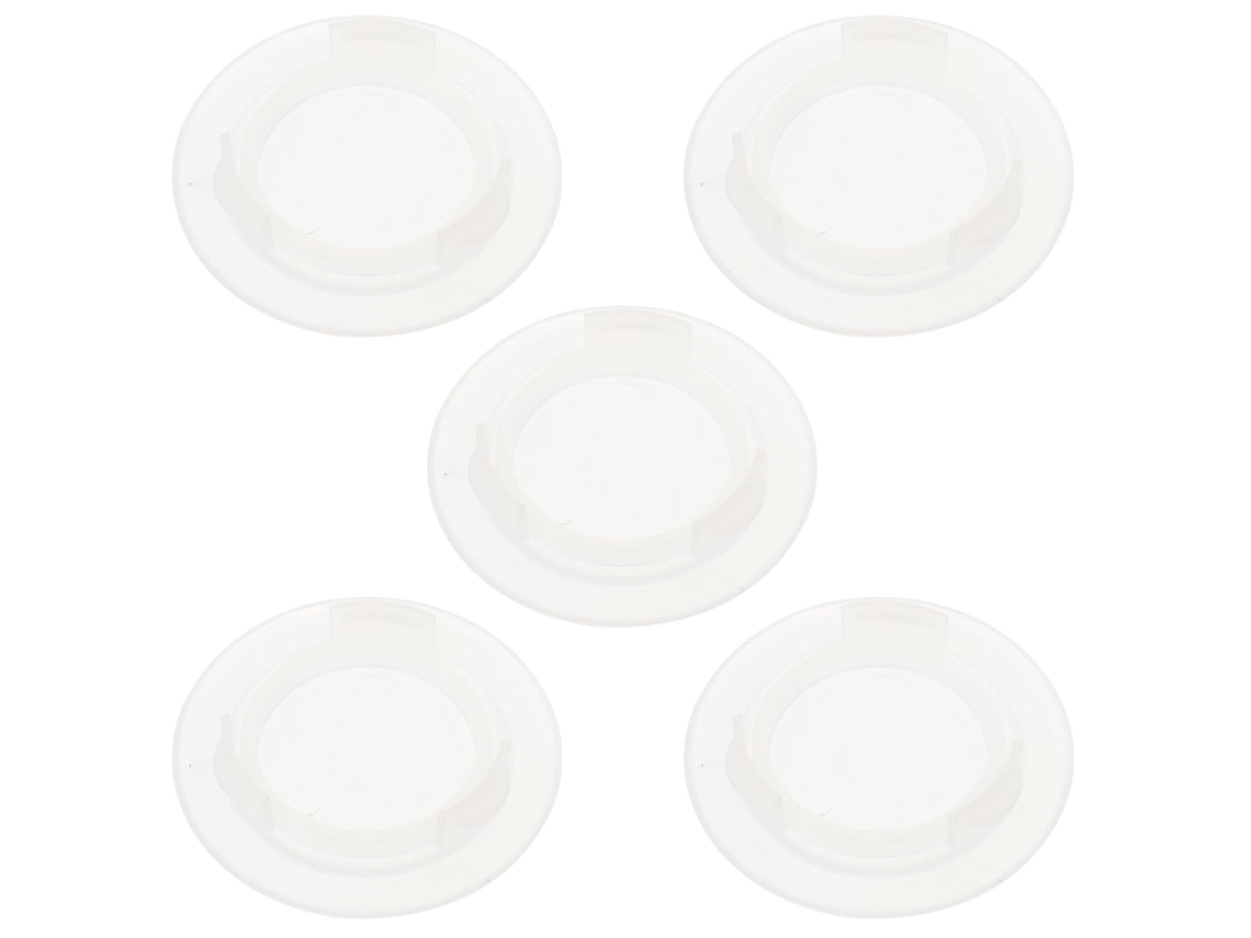 Conjunto De 5 Anéis De Plástico Branco Buchn Tru