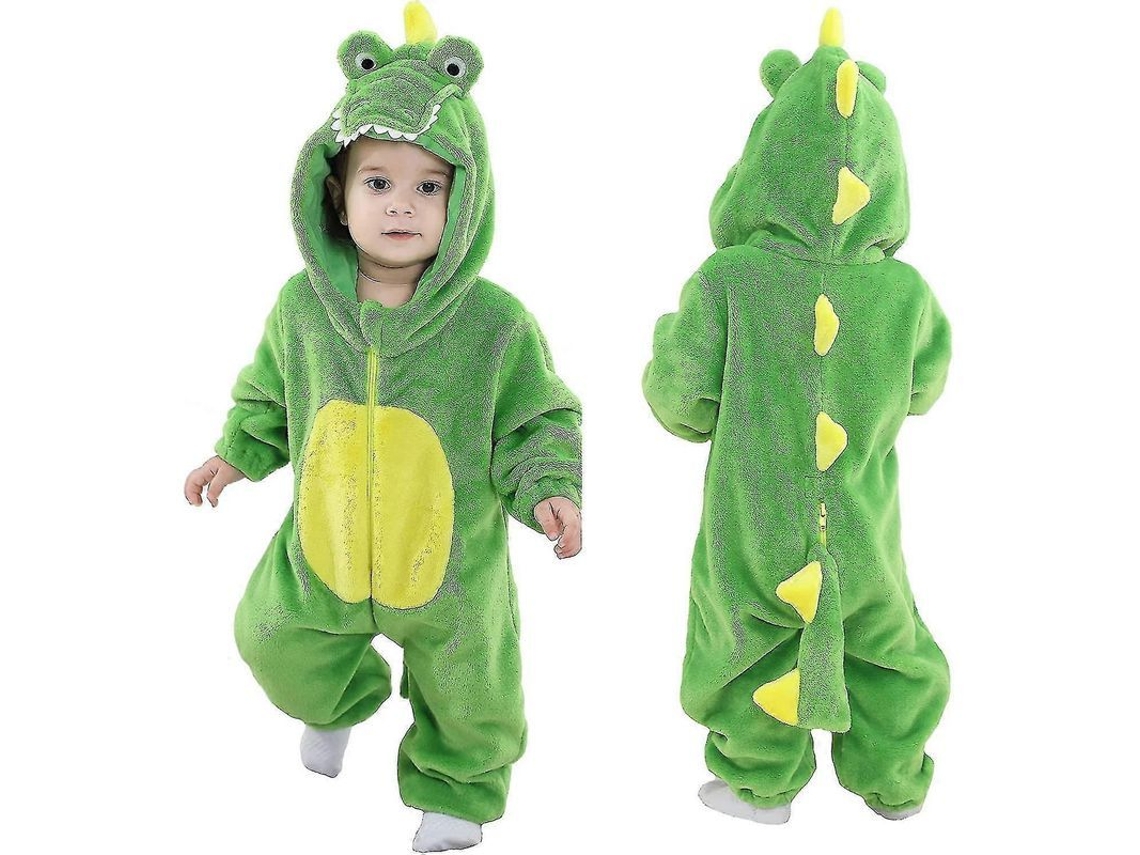 Traje De Animal Crocodilo Para Bebés Com Capuz, Body Macacão, Tamanho Para Meninos E Meninas 66 Cocodrilo