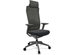 Cadeira de Escritório Executiva ACTIU Tnk Flex Carbon Black (67,5x67,5x110,5 - 127,5cm)