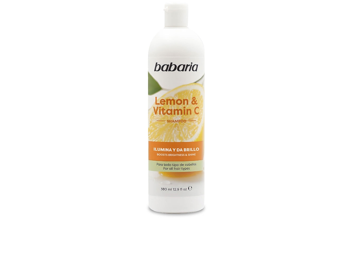 Lemon Vitamin C Champú Iluminador Y Brillo BABARIA 380 Ml