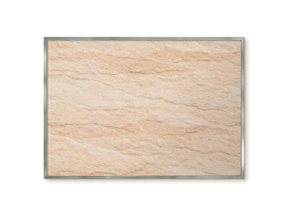 Quadro magnético de parede cinza elegante para quarto Espelharte (100x70 cm)