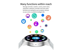 Smartwatch NISSGU Ecrã Hd de 1 28'' Prateado
