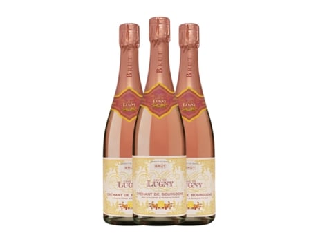 Espumante rosé CAVE DE LUGNY Rosé Brut Crémant de Bourgogne (0.75 L - 3 Unidades)