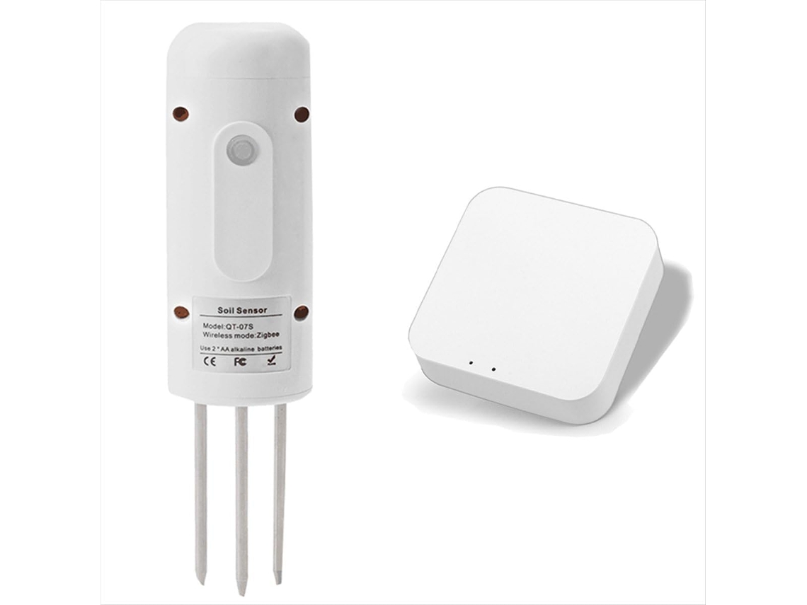 Sensor De Umidade Do Solo Sem Fio Tuya Zig Bee, Medidor Inteligente Temperatura E Com Monitoramento Em Tempo
