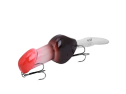 Lure (deep Diving Simulated Bait) Rock Fatty 14cm/27g Hard Bait (red And White)