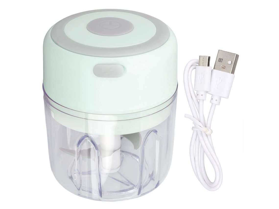 Mini Picador De Alho Elétrico, Usb Recarregável, Aço Inoxidável, Para Legumes