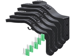 Suporte De Parede Para Capacete De Motocicleta (2 A 5 Peças) - Ganchos Para Guardar Motocicleta Em Prateleira De