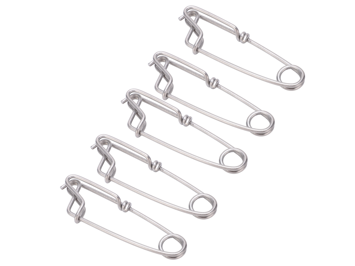 2026rebe 5pcs/conjunto Clip de Pesca Longline Resistente À Corrosão Clip de Atum para Linha Flutuante 3.5x125mm